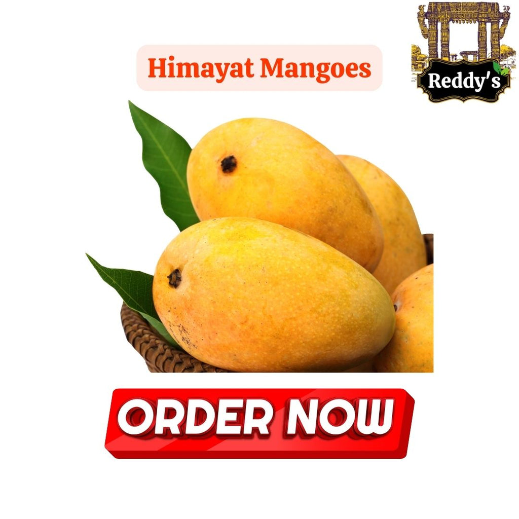 Fresh Himayat Imam Pasand Mangoes from Reddy's Farm - Premium Indian Mango Box for Sale.