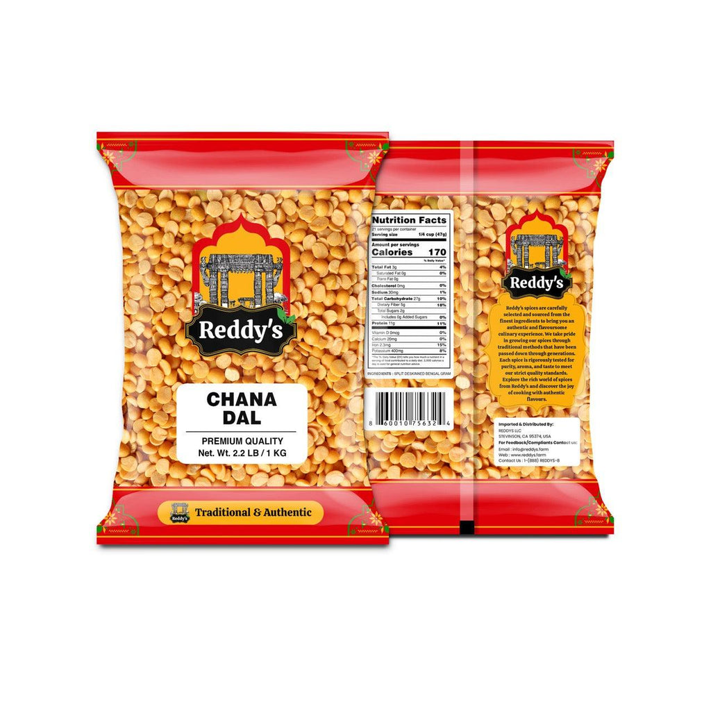 Reddy's Chana Dal 2.2 Lb / 1 Kg - Reddy's