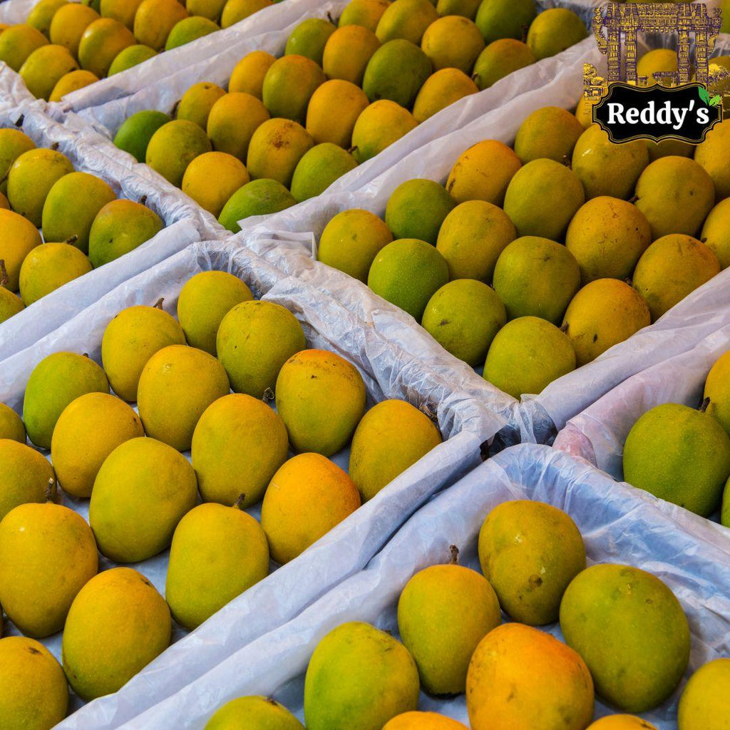 Reddy's Farm - Rasalu Fresh Indian Mangoes - Indian Mango Box (5 to 7 pc/box) - Reddy's