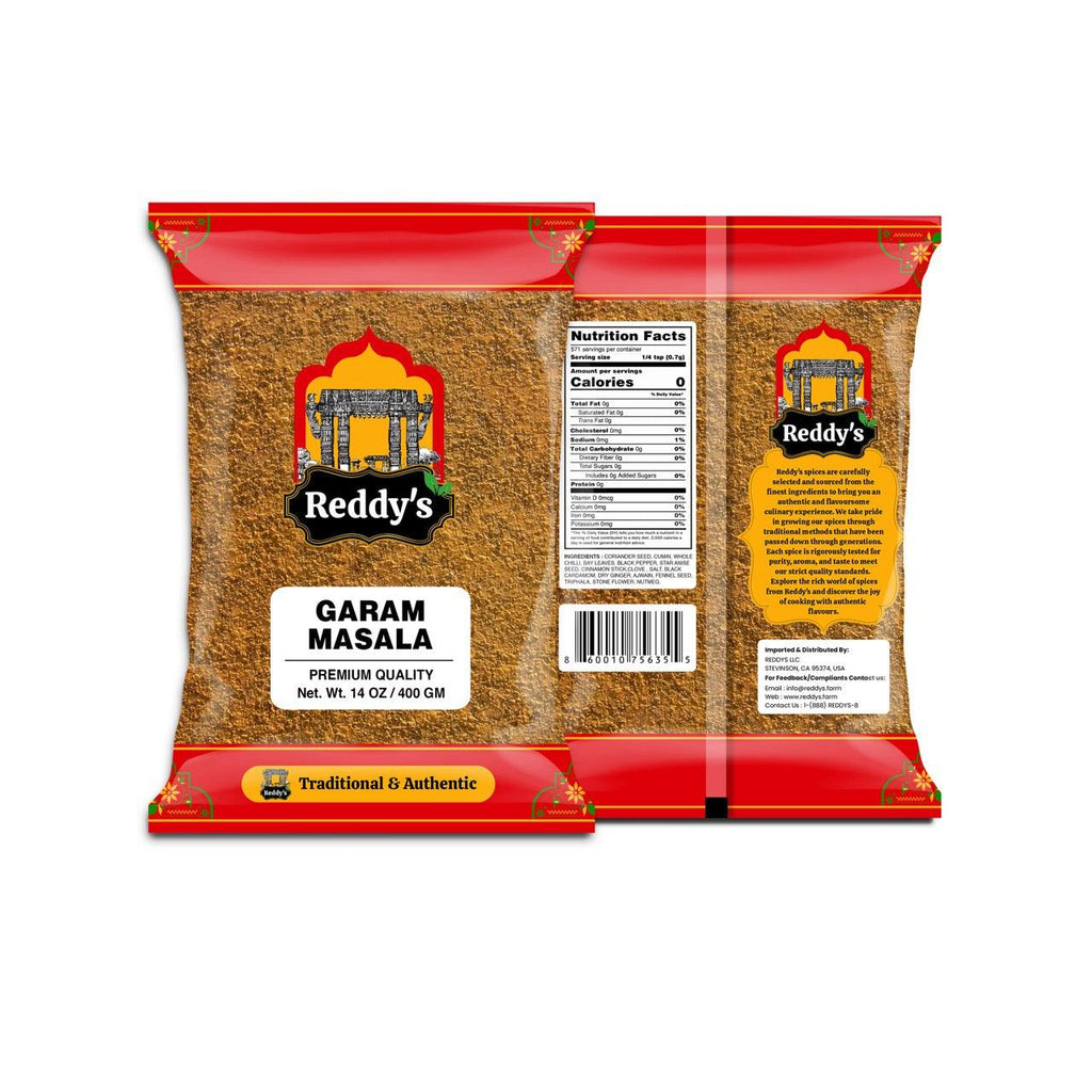 Reddy's Garam Masala Powder 14 OZ / 400 GM - Reddy's