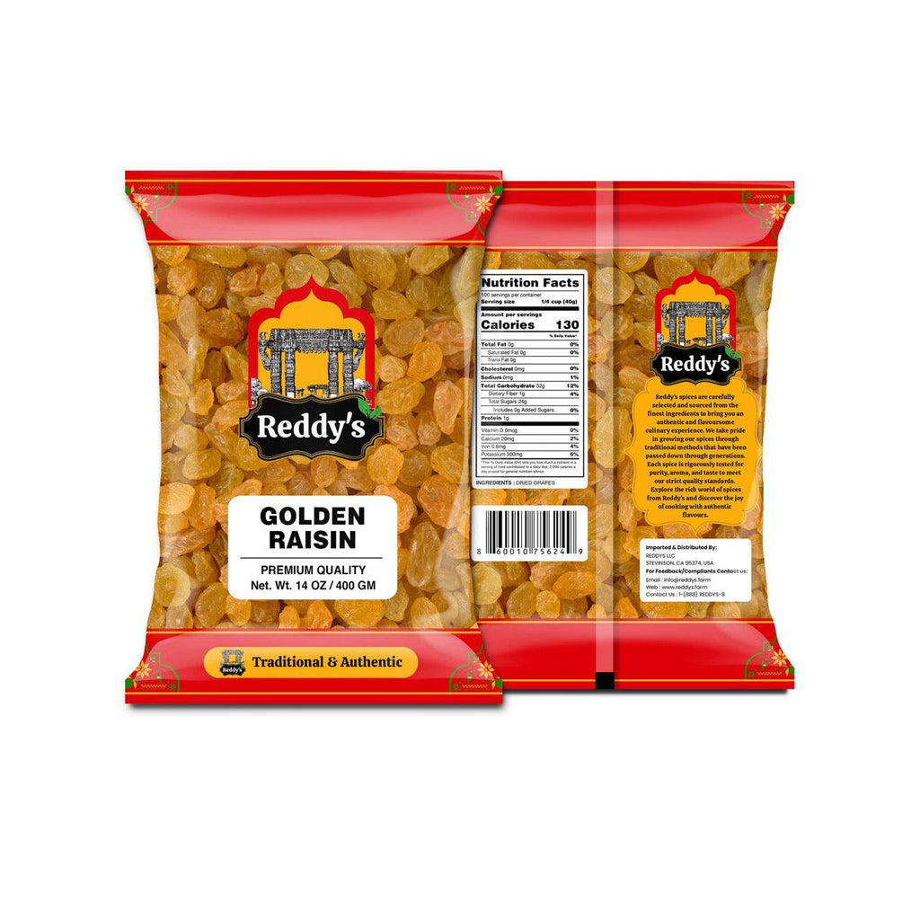 Reddy's Golden Raisen 14 OZ / 400 GM - Reddy's