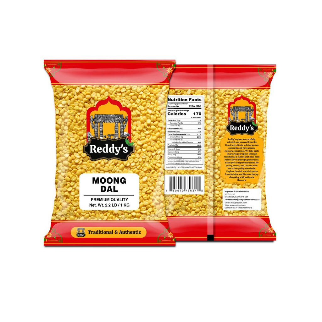 Reddy's Moong Dal 2.2 Lb / 1 Kg - Reddy's