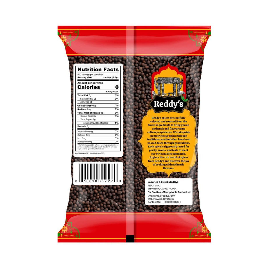 Reddy's Mustard Seeds 400 GM – Bold, Pure & Fresh Whole Seeds