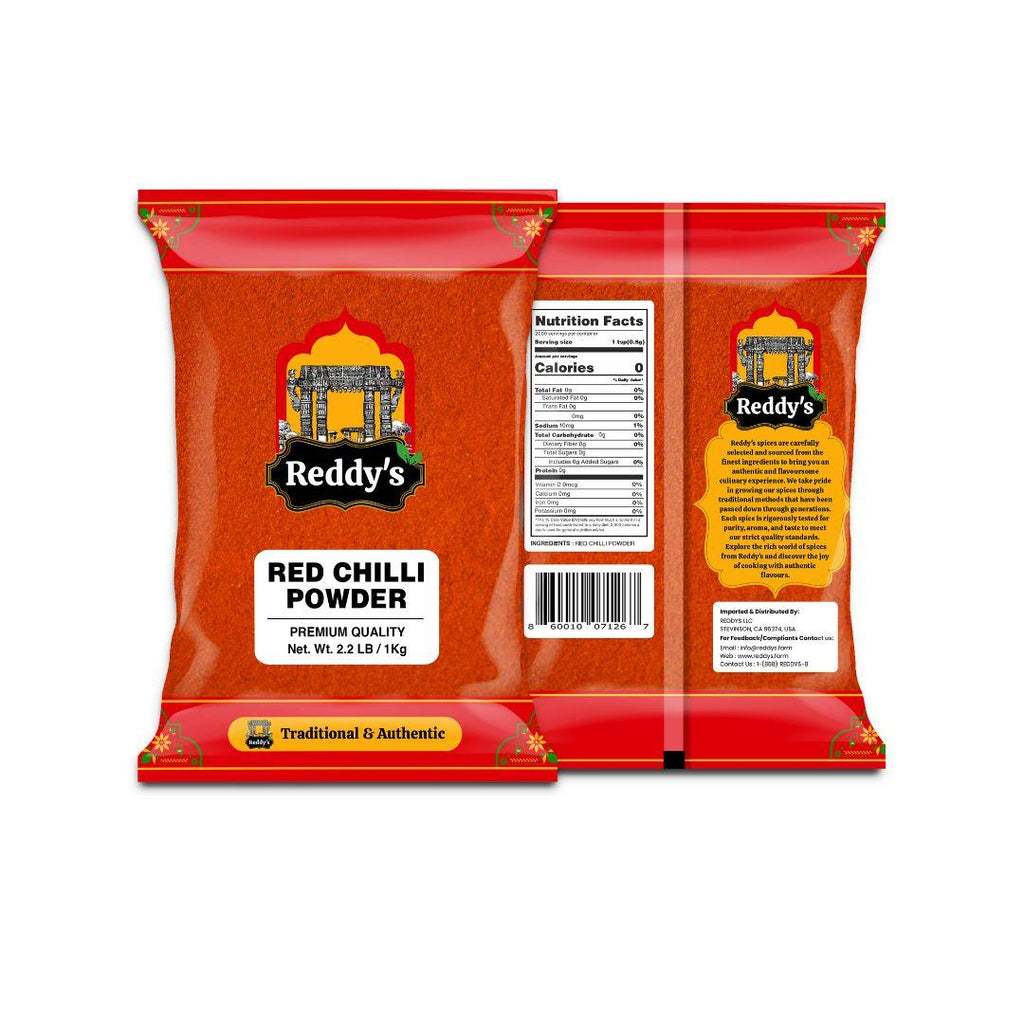 Reddy's Red Chilli Powder - 2.2 Lbs / 1 Kg - Reddy's