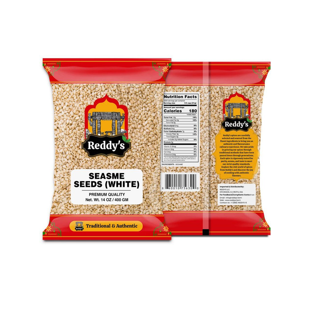 Reddy's Sesame Seeds White 14 OZ / 400 GM - Reddy's